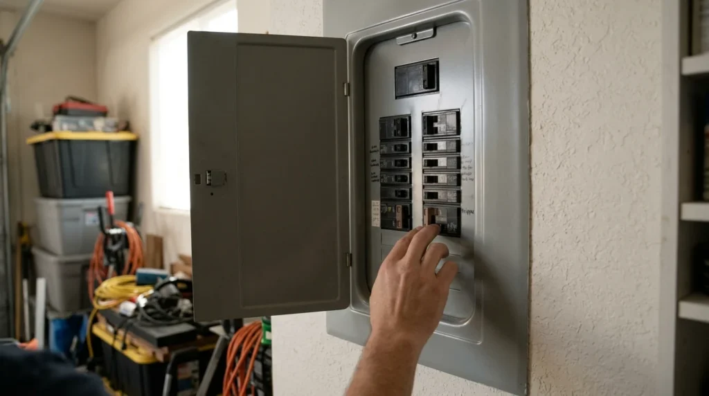 Tripped breaker for an AC that will not turn on