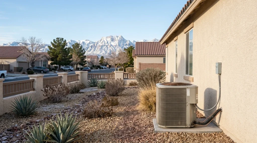 Las Vegas home AC in winter